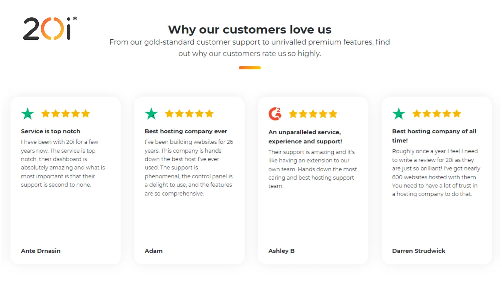 20i Customer Reviews