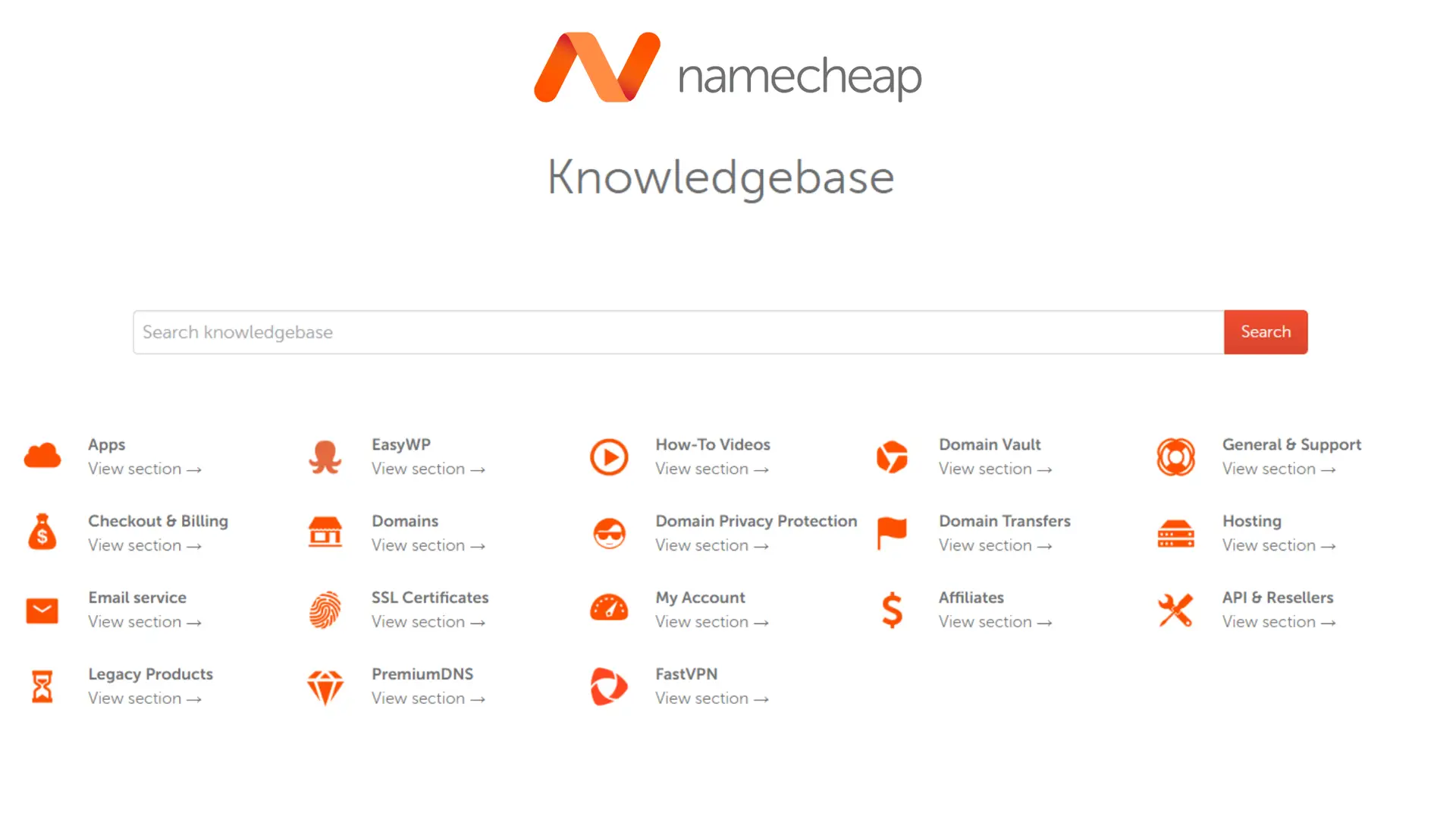 Namecheap Knowledgebase