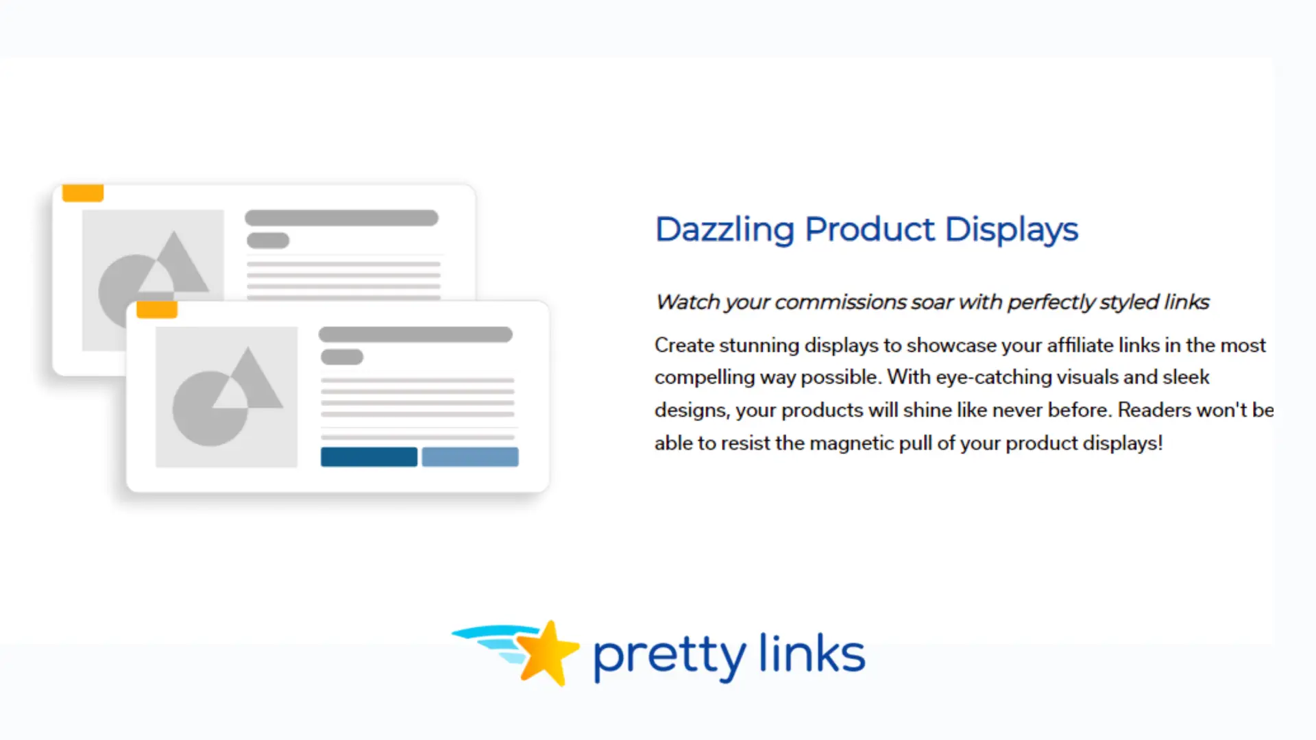 Pretty Links Product Displays