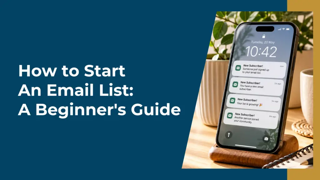 How to Start an Email List A Beginner's Guide